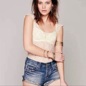 🎀 3 FOR $60 • NWOT • Free People • Lace Tank